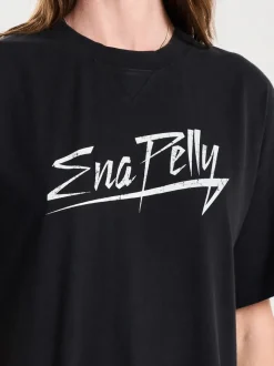 Ena Pelly - Thriller Tee Dress (Washed Black)
