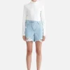 Ena Pelly - WINNIE CROSS-OVER BERMUDA SHORT (Summer Blue)