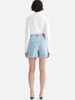 Ena Pelly - WINNIE CROSS-OVER BERMUDA SHORT (Summer Blue)