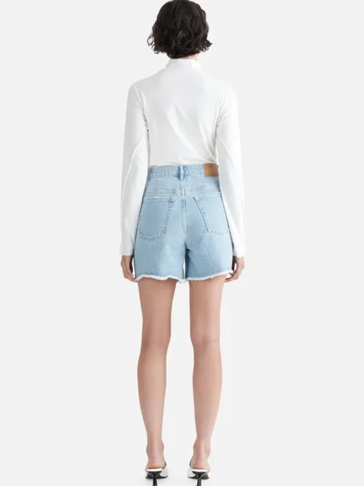 Ena Pelly - WINNIE CROSS-OVER BERMUDA SHORT (Summer Blue)