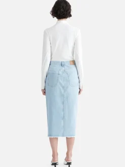Ena Pelly - WINNIE CROSS-OVER MAXI SKIRT (Summer Blue)