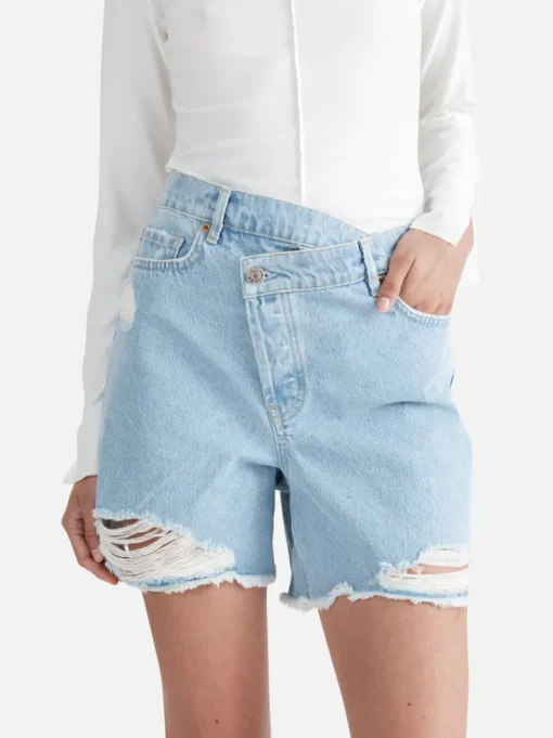 Ena Pelly - WINNIE CROSS-OVER BERMUDA SHORT (Summer Blue)