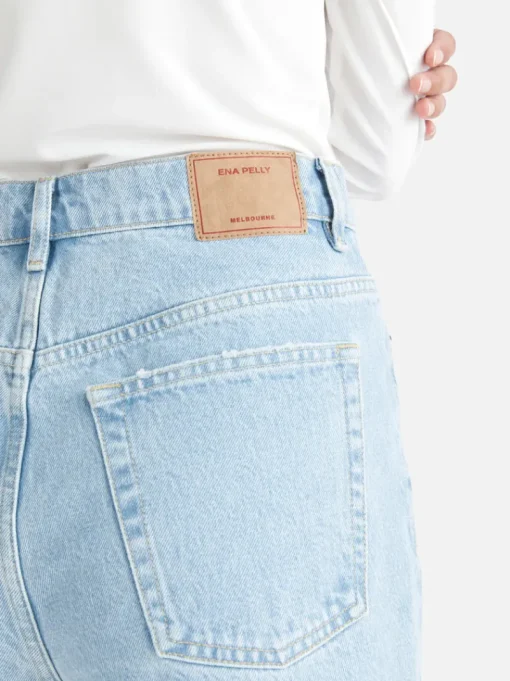 Ena Pelly - WINNIE CROSS-OVER BERMUDA SHORT (Summer Blue)