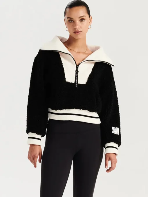 Ena Pelly - Winnie Faux Fur Jacket (Black / Bone)