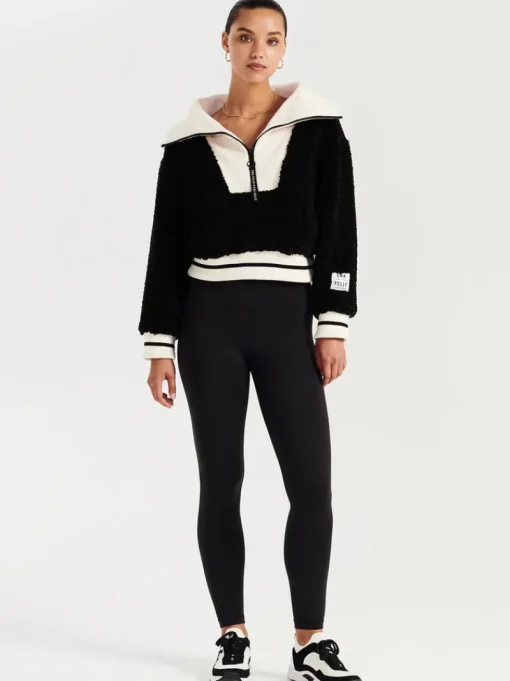 Ena Pelly - Winnie Faux Fur Jacket (Black / Bone)