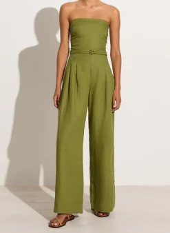 Women Faithfull The Brand FAITHFULL - ALEGRIAS JUMPSUIT (PALM GREEN)