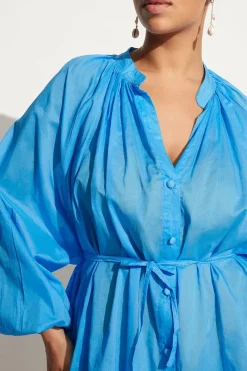 Women Faithfull The Brand - Lucita Smock Dress (Turquoise)