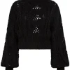 Faithfull The Brand - ALANNA KNIT JUMPER (BLACK)
