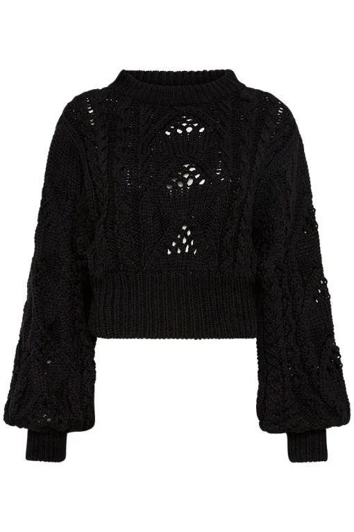 Faithfull The Brand - ALANNA KNIT JUMPER (BLACK)