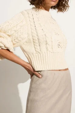 Faithfull The Brand - ALANNA KNIT JUMPER (OFF WHITE) FINAL SALE