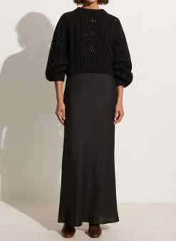 Faithfull The Brand - ALANNA KNIT JUMPER (BLACK)