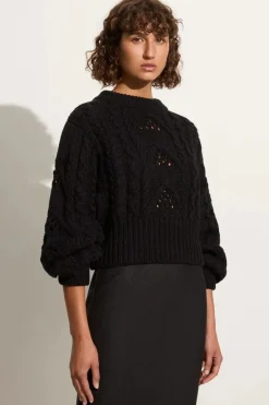 Faithfull The Brand - ALANNA KNIT JUMPER (BLACK)