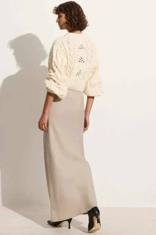 Faithfull The Brand - ALANNA KNIT JUMPER (OFF WHITE) FINAL SALE