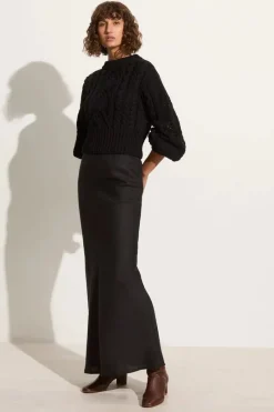 Faithfull The Brand - ALANNA KNIT JUMPER (BLACK)