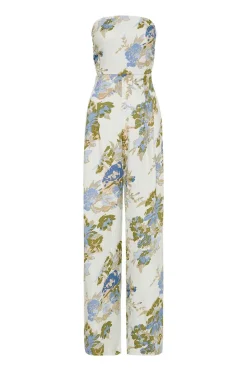 Women Faithfull The Brand - ALEGRIAS JUMPSUIT (ESCALA FLORAL - IVORY)