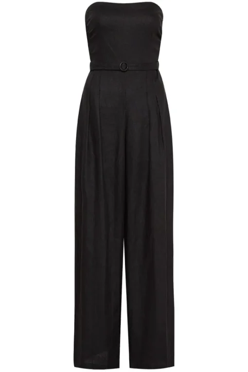 Women Faithfull The Brand - ALEGRIAS JUMPSUIT (BLACK) FINAL SALE