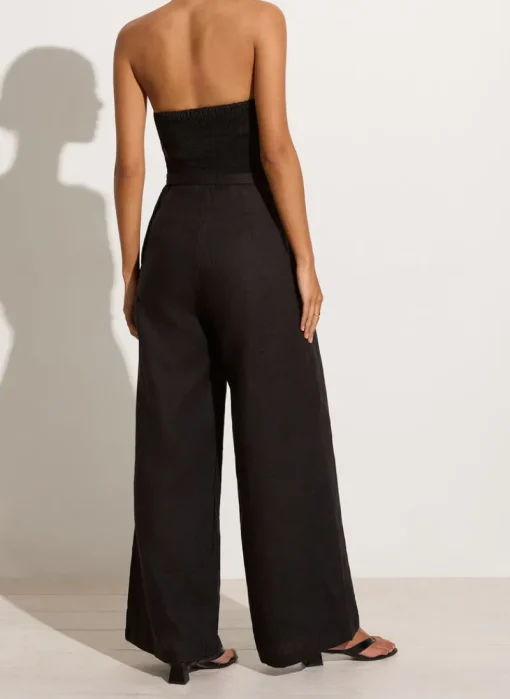 Women Faithfull The Brand - ALEGRIAS JUMPSUIT (BLACK) FINAL SALE