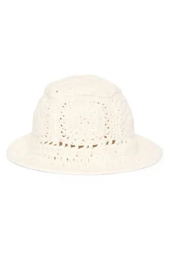 Women Faithfull The Brand - CALA BIANCA CROCHET HAT (OFF WHITE)