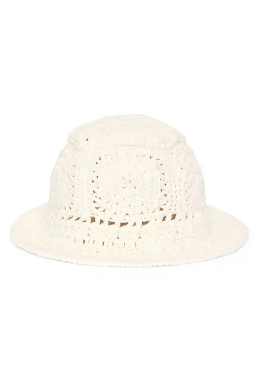 Women Faithfull The Brand - CALA BIANCA CROCHET HAT (OFF WHITE)