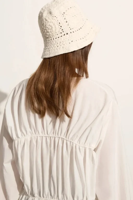 Women Faithfull The Brand - CALA BIANCA CROCHET HAT (OFF WHITE)