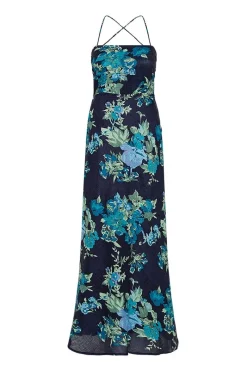 Faithfull The Brand - GARCIA MAXI DRESS (ESCALA FLORAL NAVY)