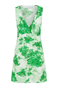 Faithfull The Brand - NADJA MINI DRESS (ROSELLA FLORAL GREEN)