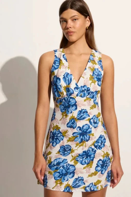 Faithfull The Brand - PENNE MINI DRESS (ISADORA FLORAL NAVY)