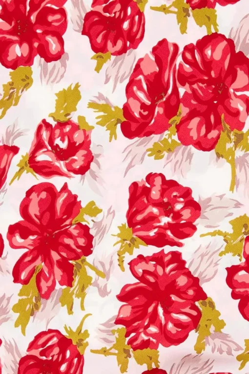 Faithfull The Brand - PENNE MINI DRESS (ISADORA FLORAL RED)