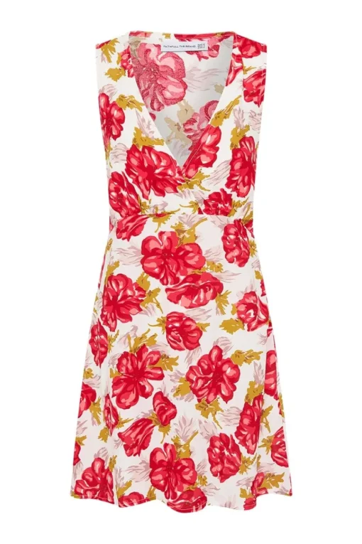 Faithfull The Brand - PENNE MINI DRESS (ISADORA FLORAL RED)