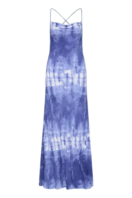 Faithfull The Brand - SISUDO MIDI DRESS (CEIRA - SLATE)