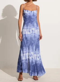 Faithfull The Brand - SISUDO MIDI DRESS (CEIRA - SLATE)