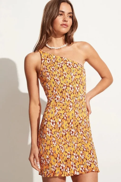 Faithfull The Brand - Terre Mer Mini Dress (Li Reni Floral Print Orange)