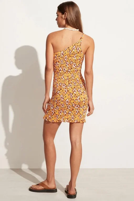 Faithfull The Brand - Terre Mer Mini Dress (Li Reni Floral Print Orange)