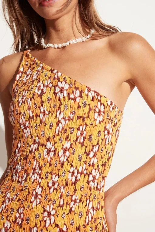 Faithfull The Brand - Terre Mer Mini Dress (Li Reni Floral Print Orange)