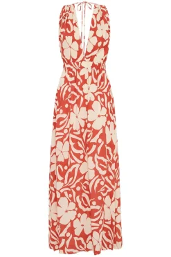 Faithfull The Brand - Tropicale Midi Dress (Pavito Floral Watermelon)