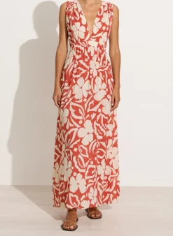 Faithfull The Brand - Tropicale Midi Dress (Pavito Floral Watermelon)