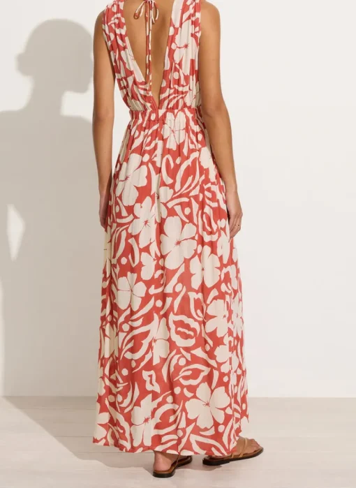 Faithfull The Brand - Tropicale Midi Dress (Pavito Floral Watermelon)