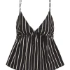 Faithfull The Brand - Vilma Top (Black Aida Stripe)