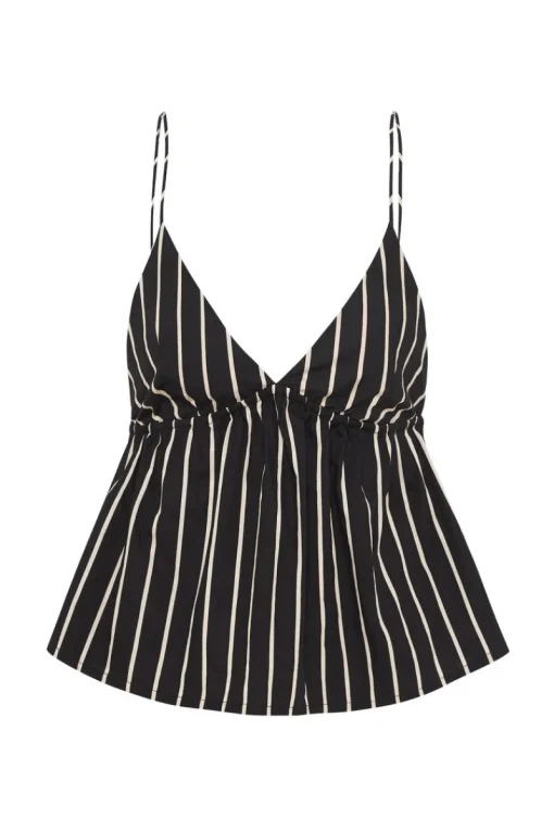 Faithfull The Brand - Vilma Top (Black Aida Stripe)