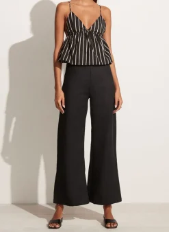 Faithfull The Brand - Vilma Top (Black Aida Stripe)