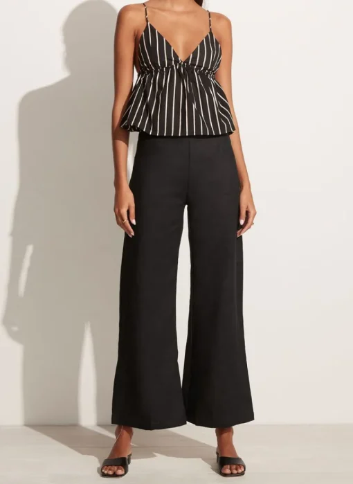 Faithfull The Brand - Vilma Top (Black Aida Stripe)