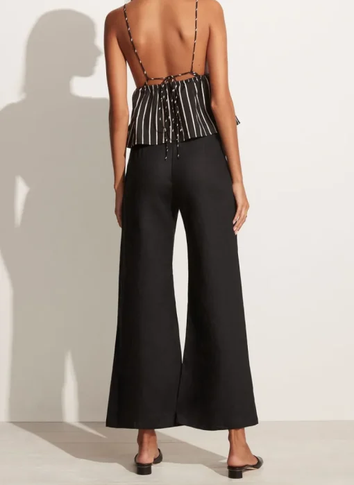 Faithfull The Brand - Vilma Top (Black Aida Stripe)