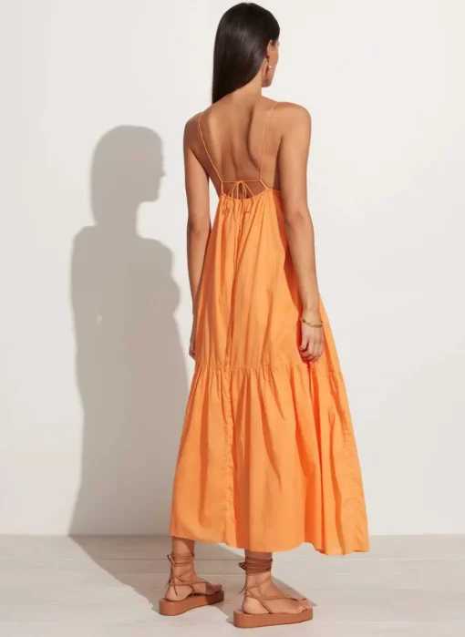 Faithfull The Brand - Wilonna Midi Dress (Mango)
