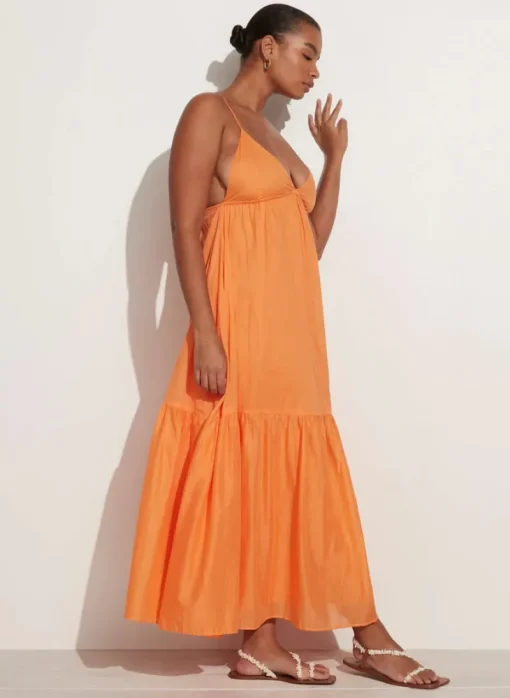 Faithfull The Brand - Wilonna Midi Dress (Mango)