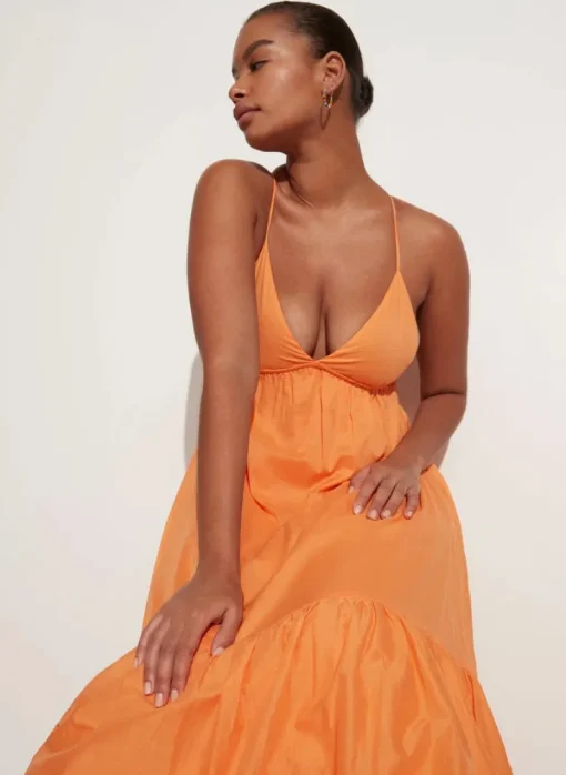 Faithfull The Brand - Wilonna Midi Dress (Mango)