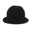 Women Faithfull The Brand - CALA BIANCA CROCHET BUCKET HAT (BLACK)