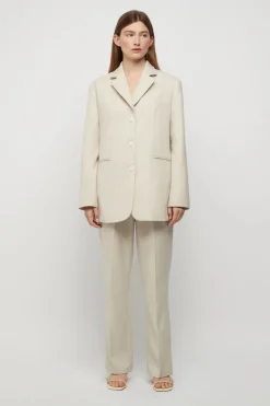 Women Friend of Audrey - Filippa Single Breasted Blazer (Winter White)