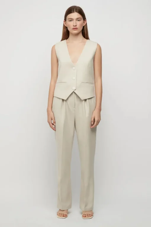Women Friend of Audrey - Filippa Vest (Winter White)