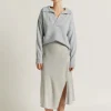 Friend of Audrey - Greta Polo Knit Top (Powder Blue)