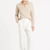 Friend of Audrey - Greta Polo Knit Top (Oatmeal)